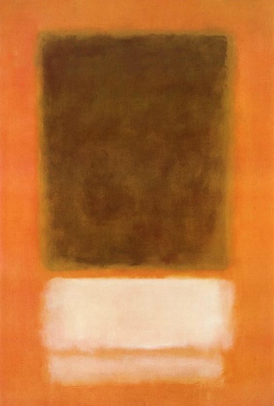Mark Rothko Old Gold over White 1956